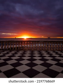 Tuscan Sunset Livorno Terrazza Mascagni