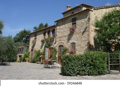 Tuscany, Italy, example of rural house farm