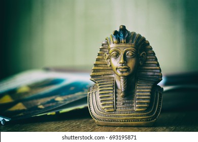 Tutankhamon Pharaoh/ Egyptian God/ Travel Concept