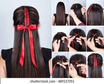 Hairstyle Tutorial Images Stock Photos Vectors Shutterstock