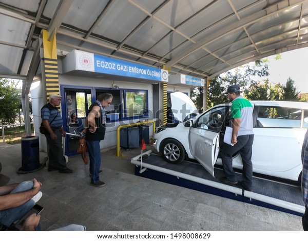 TUVTURK (Tüvtürk) Vehicle inspection\
station is the place where biennial or annual  periodic inspections\
of vehicles are carried out. exhaust gas emission measurement.\
Antalya-TURKEY\
7.September.2019\
