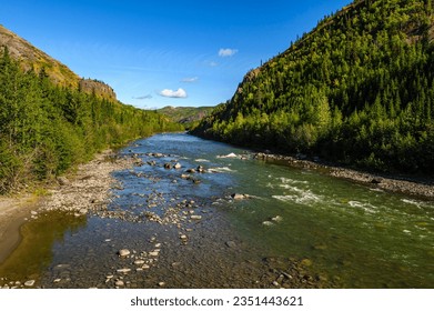 The Tuya River is a major tributary of the Stikine River in northwest British Columbia