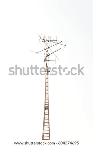 Similar – Image, Stock Photo on the air Energy industry