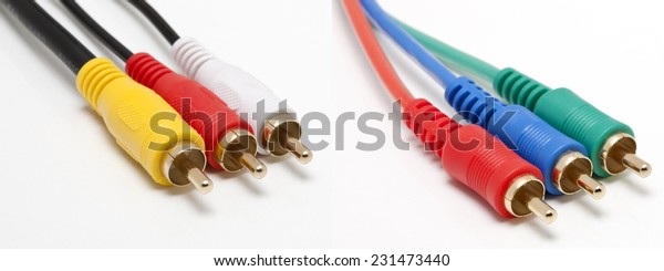 Tv Cable Collection Different Types Tv Stock Photo (Edit Now) 231473440
