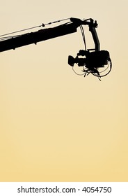 TV Camera On A Crane