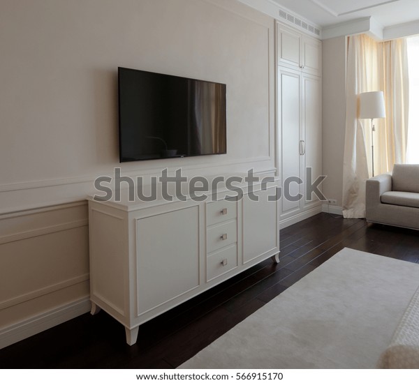 Tv Dresser Bedroom Stock Photo Edit Now 566915170