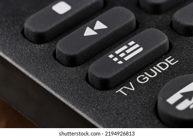 TV Guide Button On Remote Control