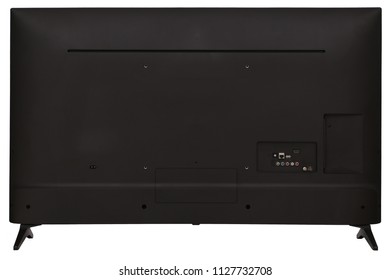 TV Monitor Screen Rear, Back View