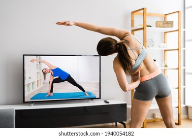 TV Online Fitness Exercise Workout For Woman