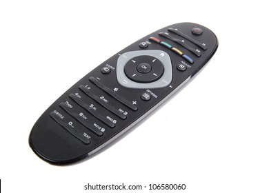 TV Remote Control Isolated On White