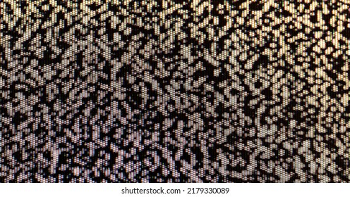 TV screen static abstract color pixels glitch analog noise pixelated background texture, copy space. Retro pixelated television screen, scary creepy monitor display broadcast interference backdrop
