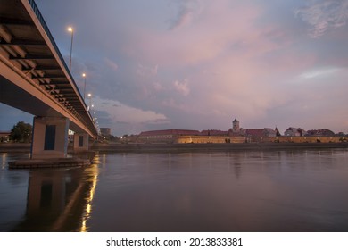 Tvrdja In Osijek City After Thunderstorm