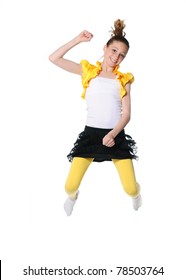 Tween Girl Dancing