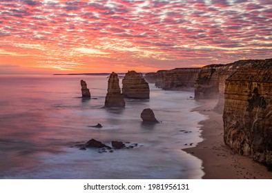 The Twelve Apostles At Sunset