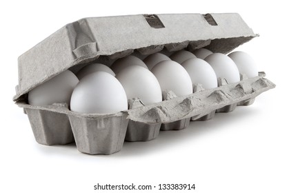 Twelve Eggs In A Carton Package