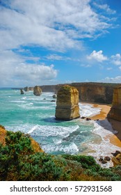 The Twelves Apostles at Port Campbell National Park, Victoria, Australia. - Shutterstock ID 572931568