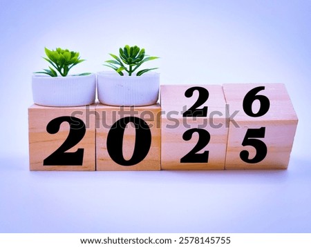 Similar – Image, Stock Photo A 5 written in white paint on a mossy tree trunk