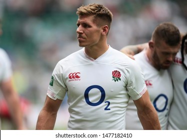 Twickenham, UK. 11th August 2019. Piers Francis Of England Looks On, After The Quilter International Match Between England And Wales