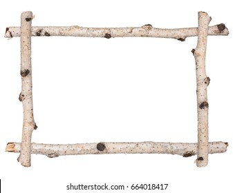 Twig Frame Of Birch