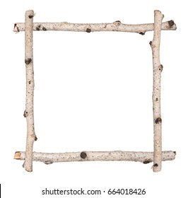 Twig Frame Of Birch