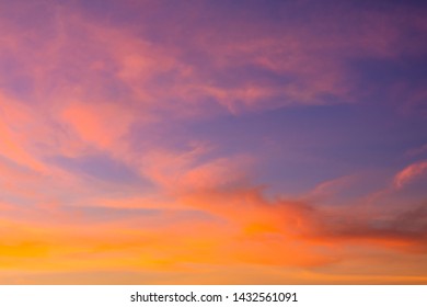 Twilight and beautiful blue sky. - Shutterstock ID 1432561091
