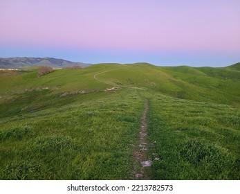 Twilight In The Hills Of The Diablo Range Near San Ramon, California