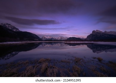 
Twilight Hour In Canadian Rockies 