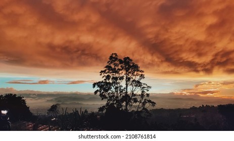 Twilight In Indonesia's Lembang Bandung Barat Jawa Barat Indonesia