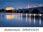 Twilight on the National Mall in Washington DC