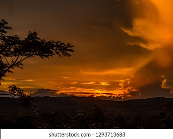 twilight over the mountain