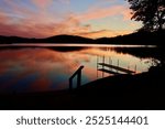  Twilight at Paradox Lake in New York