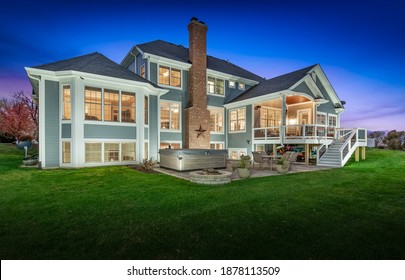 Twilight Real Estate Photography House