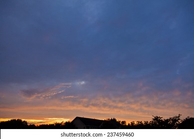 Twilight sky and sky 