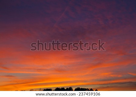 Twilight sky and sky 