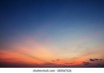 Twilight Sky Background