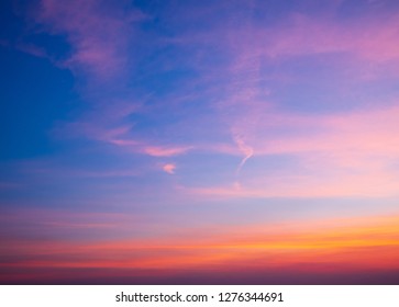 Twilight sky background with Colorful sky in twilight background - Shutterstock ID 1276344691