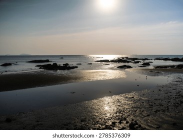 Twilight time at the beach.