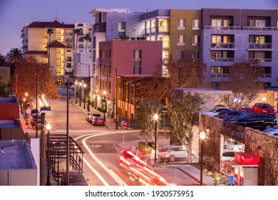 Twilight View Downtown Skyline Downey California Stock Photo 1920575951 ...