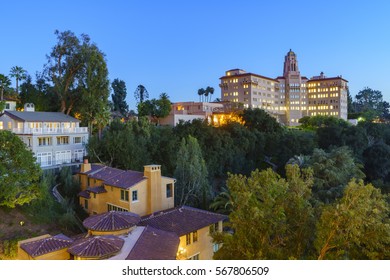 Twilight View Of The Richard H. Chambers Courthouse In Pasadena, California, USA