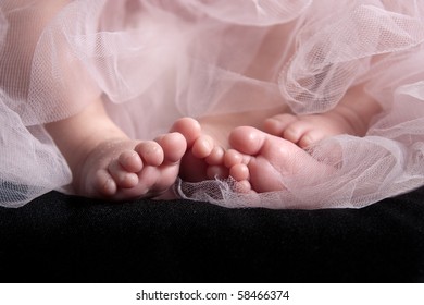 Twin Baby Girls Feet