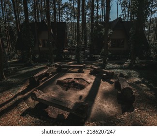 Twin House In The Pine Forest, Chiang Mai, Thailand.