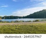 Twin Lakes lower lake in the summertime