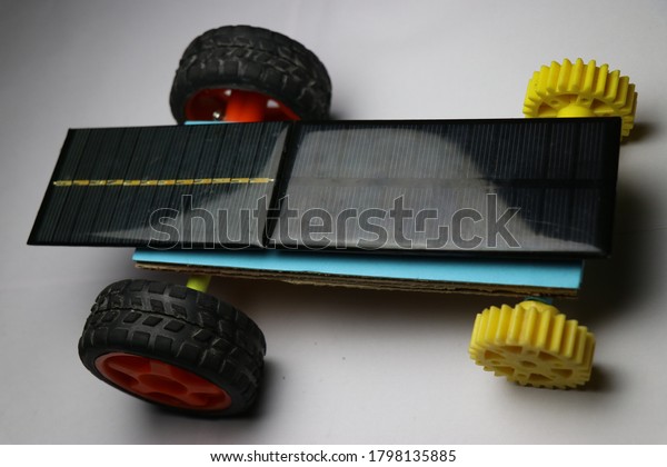 Twin Solar\
powered car (working model) built at home which is very small in\
size and it is used to understand the working principle of actual\
solar car which runs using solar\
energy