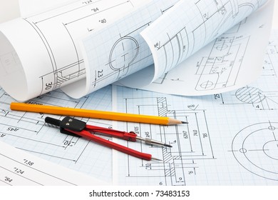 Twisted Technical Drawing And Tools