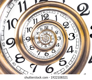 Twisted Watch Face Representing Infinite Time Stock Photo 1922108321 ...