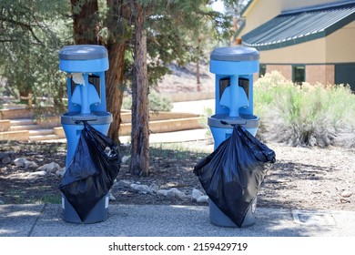 Two 2-sided Portable Hand Washing Stations Outdoor. 