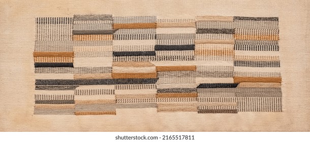 Two, Anni Albers, 1952, Rayon, Linen, Cotton, Bauhaus