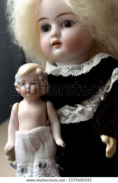 small porcelain dolls antique