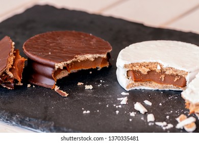 Two Argentinian Alfajor.