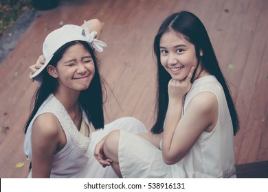 Two Asia Thai High School Student Stock Photo Edit Now